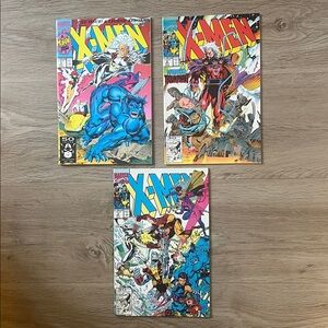 X-Men Comic Books 1991 (#1,#2,#3)